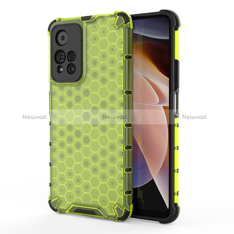 Silicone Transparent Frame Case Cover 360 Degrees AM1 for Xiaomi Poco X4 NFC