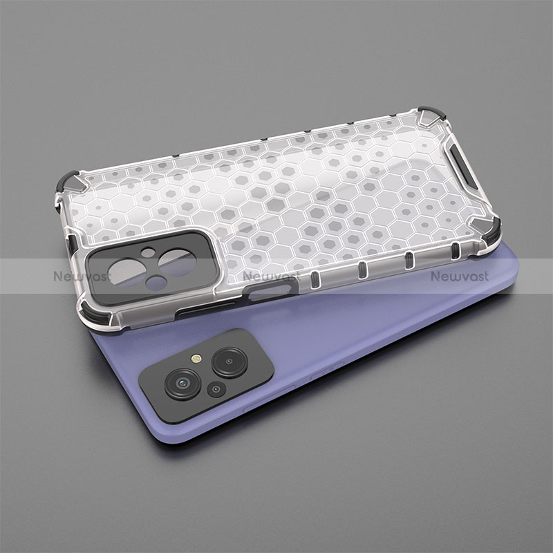 Silicone Transparent Frame Case Cover 360 Degrees AM1 for Xiaomi Redmi 11 Prime 4G