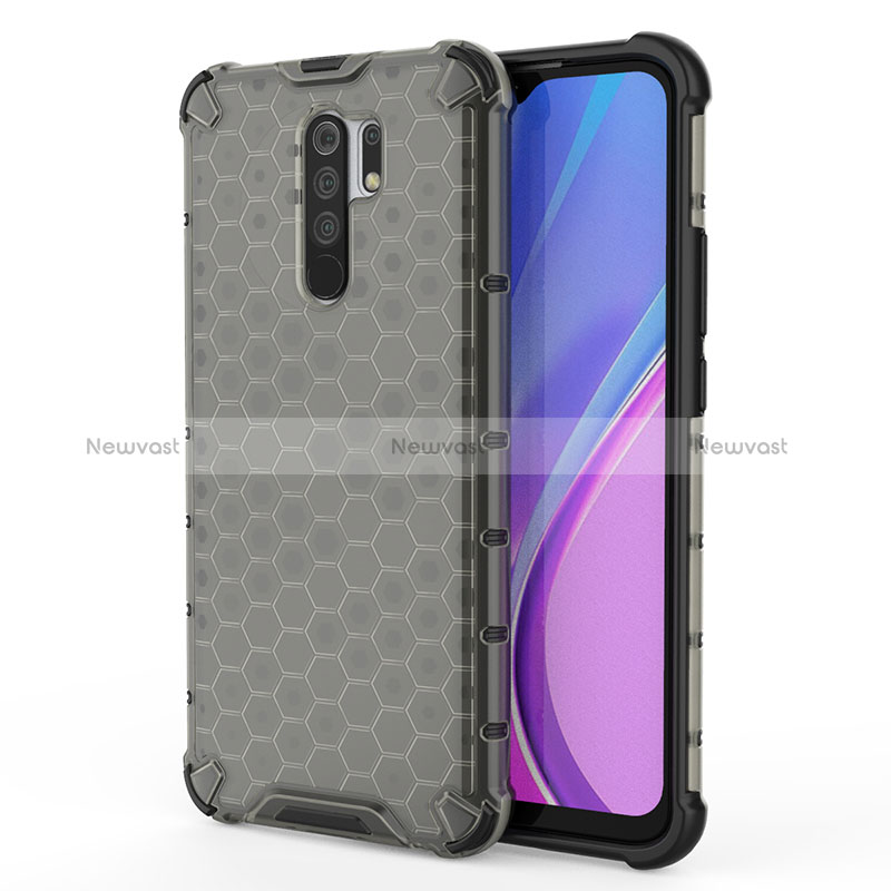 Silicone Transparent Frame Case Cover 360 Degrees AM1 for Xiaomi Redmi 9