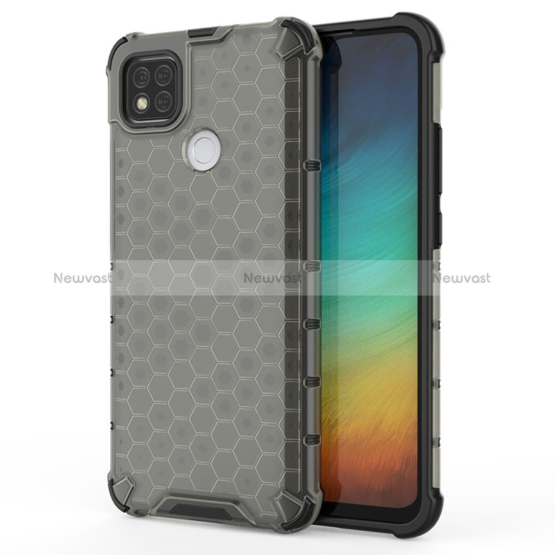 Silicone Transparent Frame Case Cover 360 Degrees AM1 for Xiaomi Redmi 9 Activ