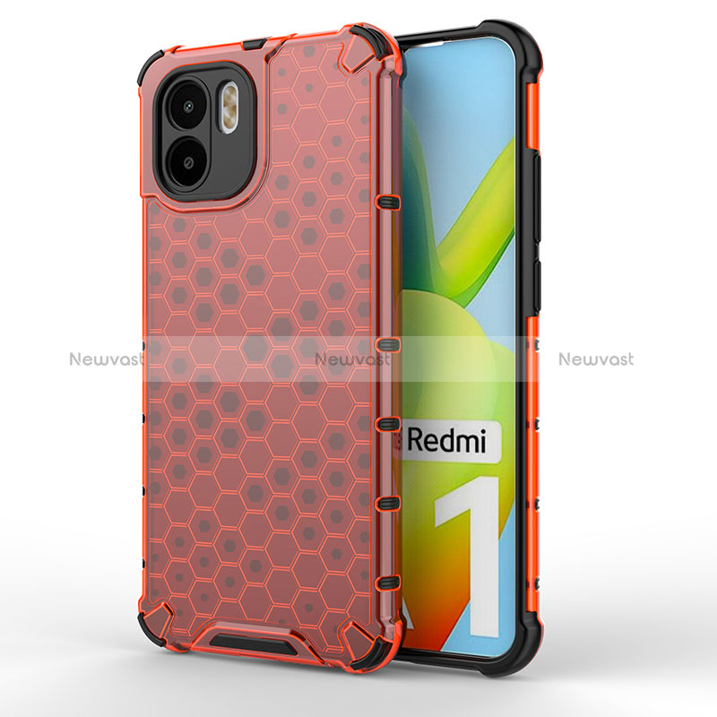 Silicone Transparent Frame Case Cover 360 Degrees AM1 for Xiaomi Redmi A2