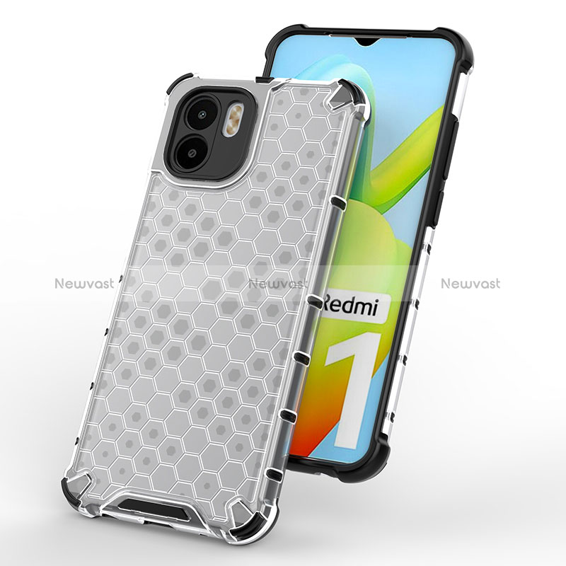 Silicone Transparent Frame Case Cover 360 Degrees AM1 for Xiaomi Redmi A2