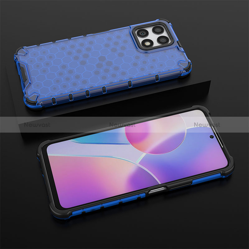 Silicone Transparent Frame Case Cover 360 Degrees AM2 for Huawei Honor X30i