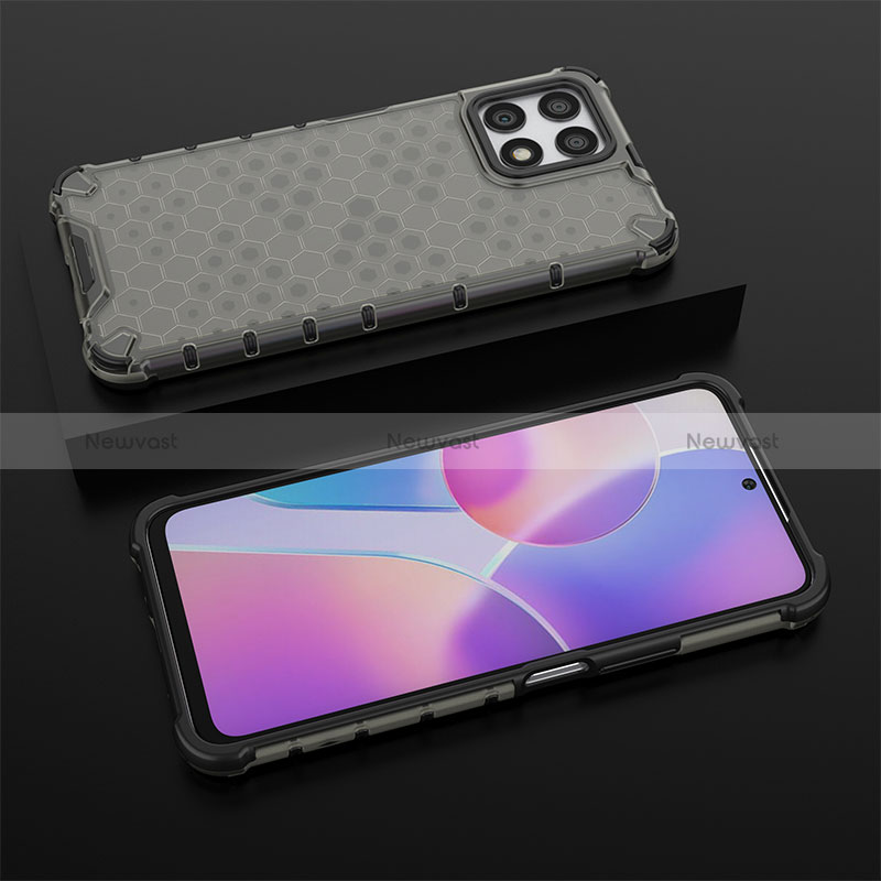 Silicone Transparent Frame Case Cover 360 Degrees AM2 for Huawei Honor X30i