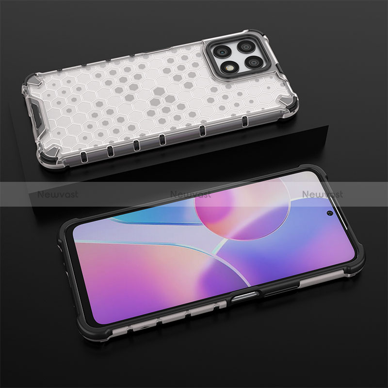 Silicone Transparent Frame Case Cover 360 Degrees AM2 for Huawei Honor X30i