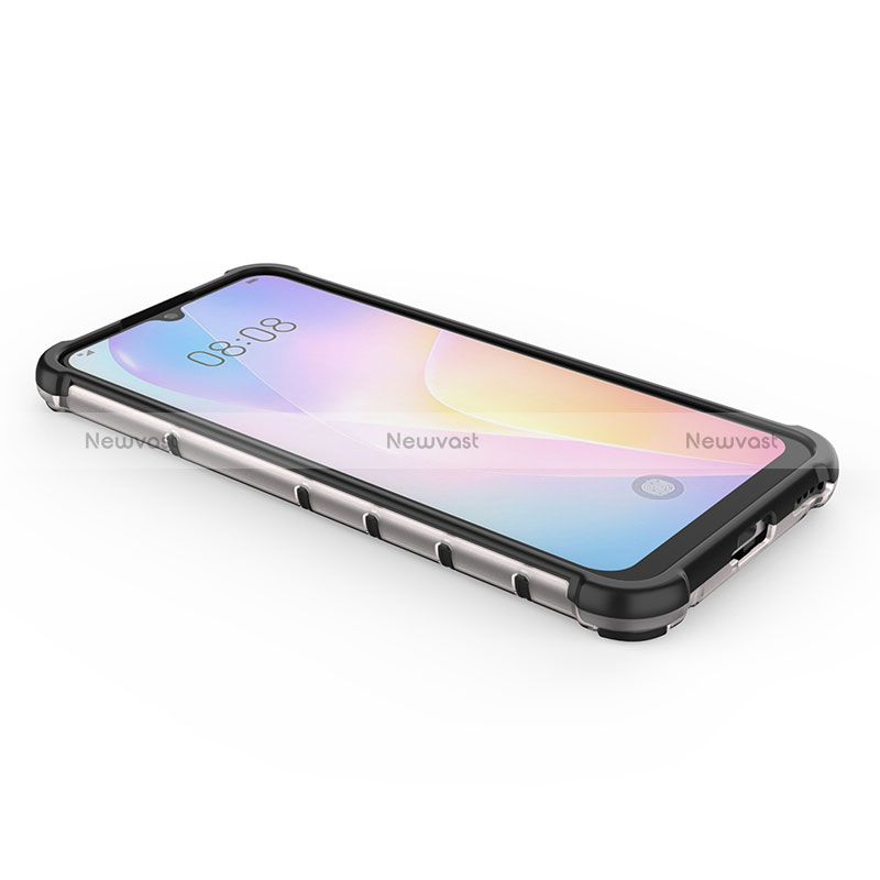 Silicone Transparent Frame Case Cover 360 Degrees AM2 for Huawei Nova 8 SE 4G