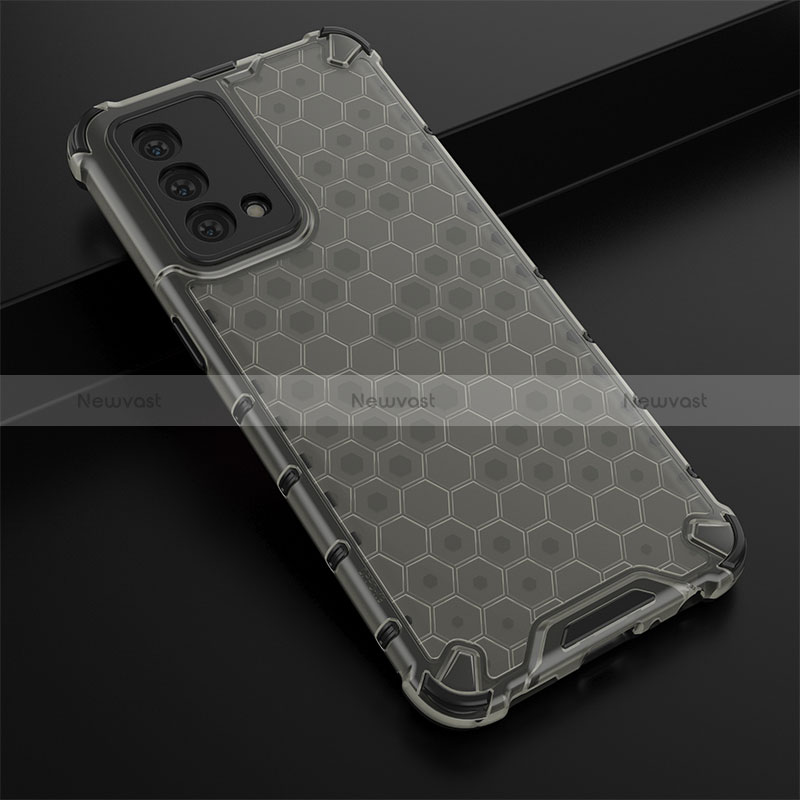 Silicone Transparent Frame Case Cover 360 Degrees AM2 for Oppo K9 5G