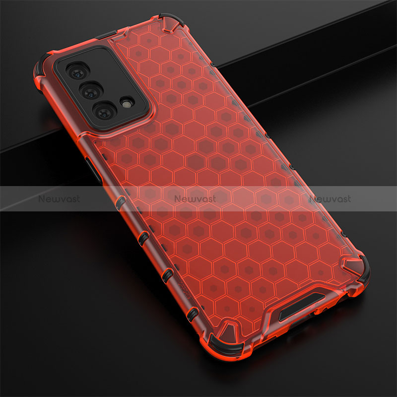 Silicone Transparent Frame Case Cover 360 Degrees AM2 for Oppo K9 5G