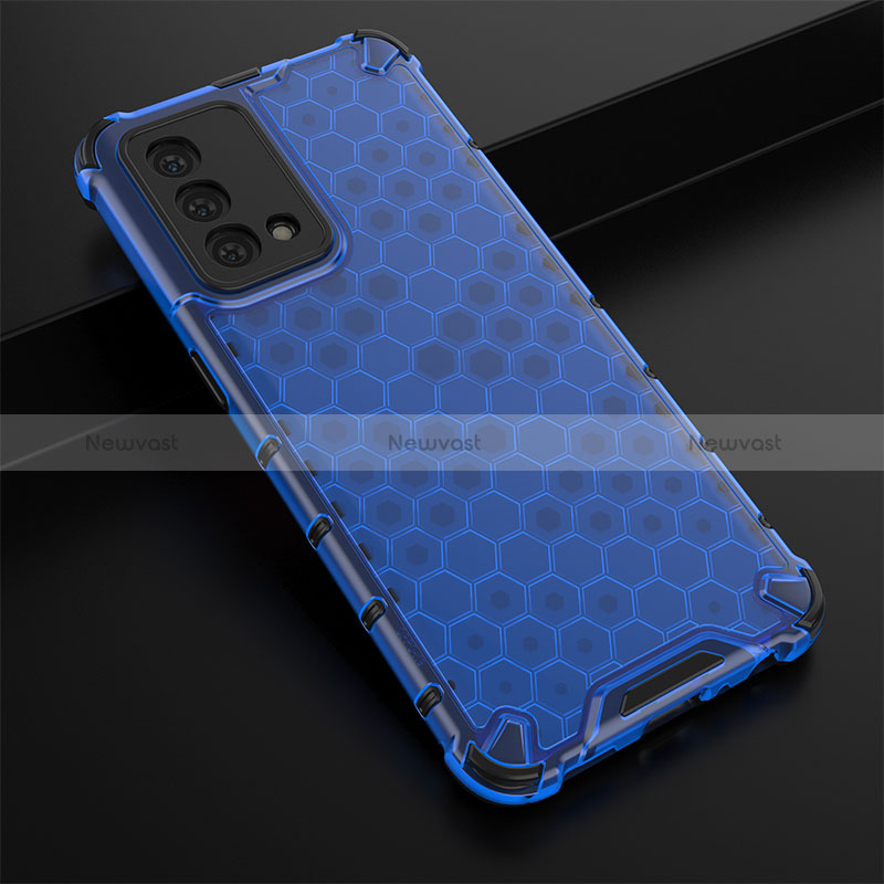 Silicone Transparent Frame Case Cover 360 Degrees AM2 for Oppo K9 5G