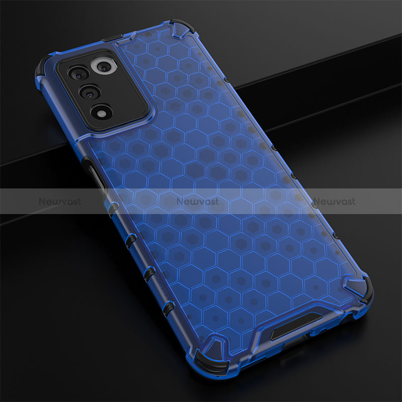 Silicone Transparent Frame Case Cover 360 Degrees AM2 for Oppo K9S 5G