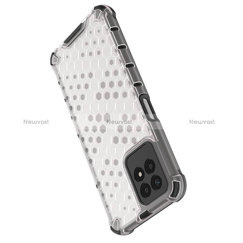 Silicone Transparent Frame Case Cover 360 Degrees AM2 for Realme 8i