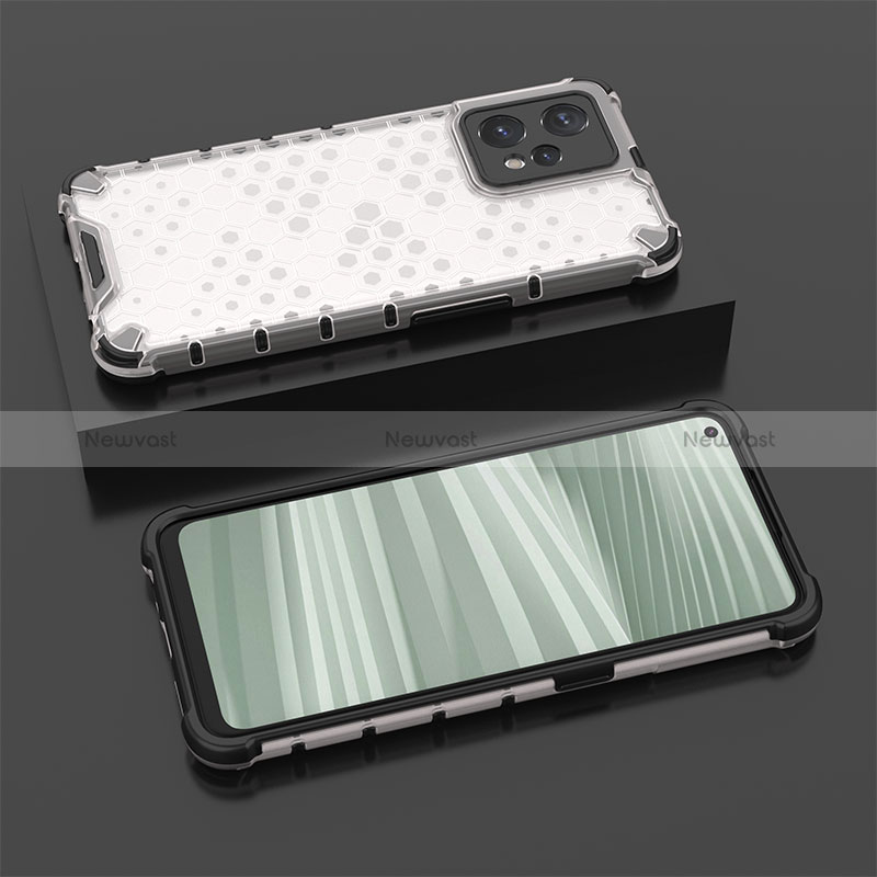 Silicone Transparent Frame Case Cover 360 Degrees AM2 for Realme 9 4G