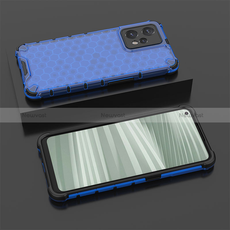 Silicone Transparent Frame Case Cover 360 Degrees AM2 for Realme 9 4G