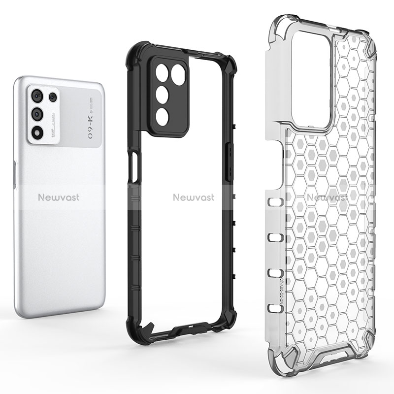 Silicone Transparent Frame Case Cover 360 Degrees AM2 for Realme 9 SE 5G