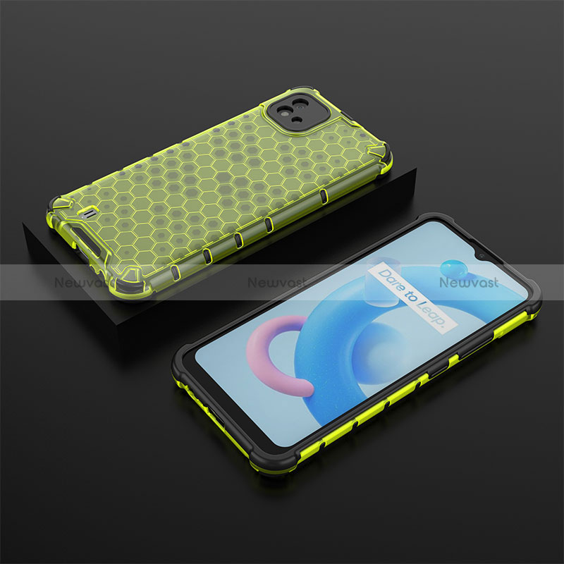 Silicone Transparent Frame Case Cover 360 Degrees AM2 for Realme C11 (2021)