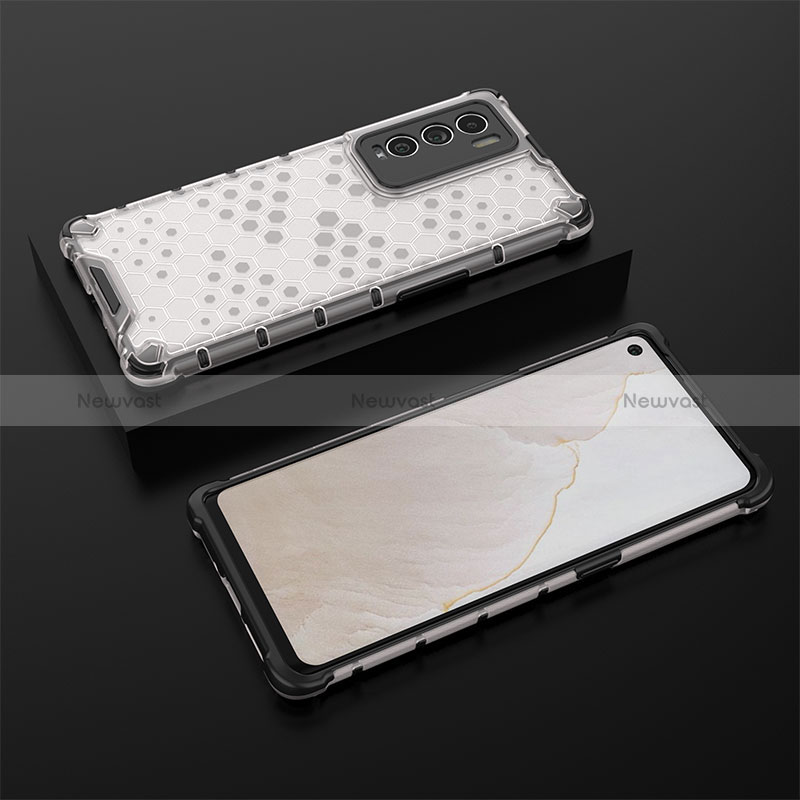 Silicone Transparent Frame Case Cover 360 Degrees AM2 for Realme GT Master Explorer 5G