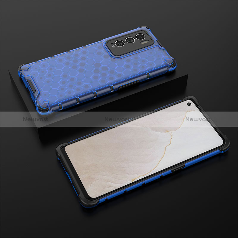 Silicone Transparent Frame Case Cover 360 Degrees AM2 for Realme GT Master Explorer 5G