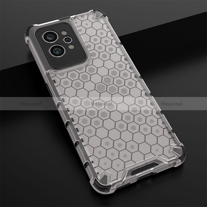 Silicone Transparent Frame Case Cover 360 Degrees AM2 for Realme GT2 Pro 5G