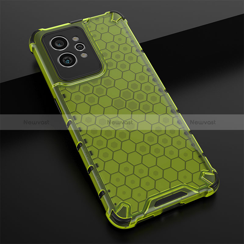 Silicone Transparent Frame Case Cover 360 Degrees AM2 for Realme GT2 Pro 5G