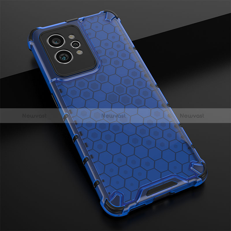 Silicone Transparent Frame Case Cover 360 Degrees AM2 for Realme GT2 Pro 5G