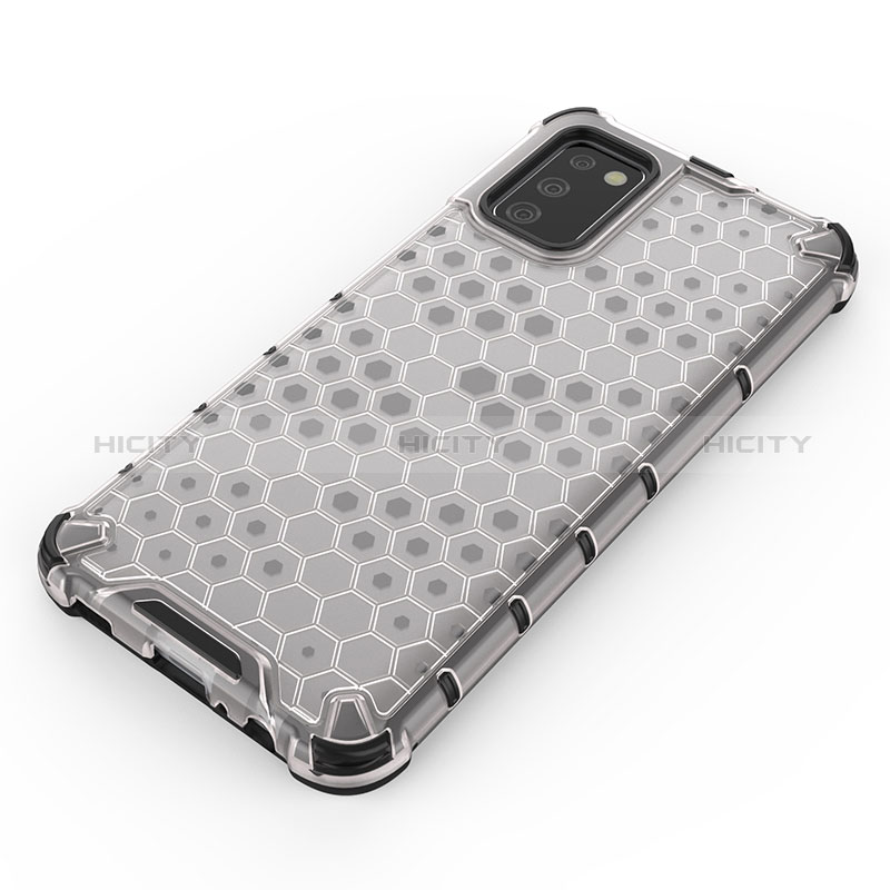 Silicone Transparent Frame Case Cover 360 Degrees AM2 for Samsung Galaxy A03s