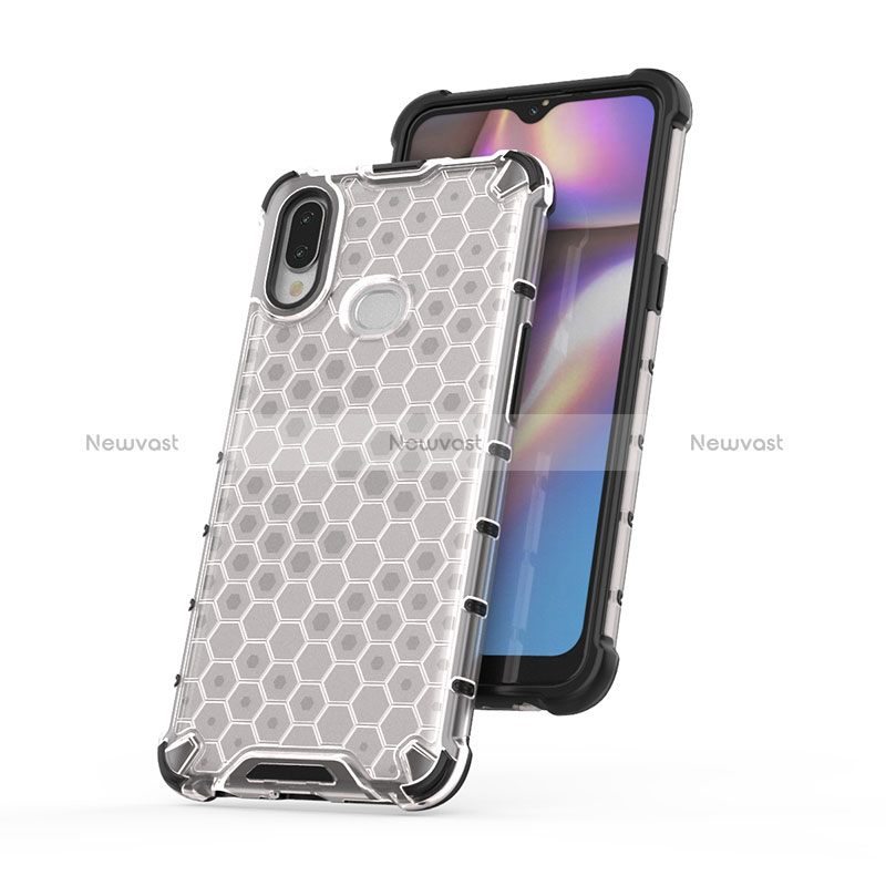 Silicone Transparent Frame Case Cover 360 Degrees AM2 for Samsung Galaxy A10s