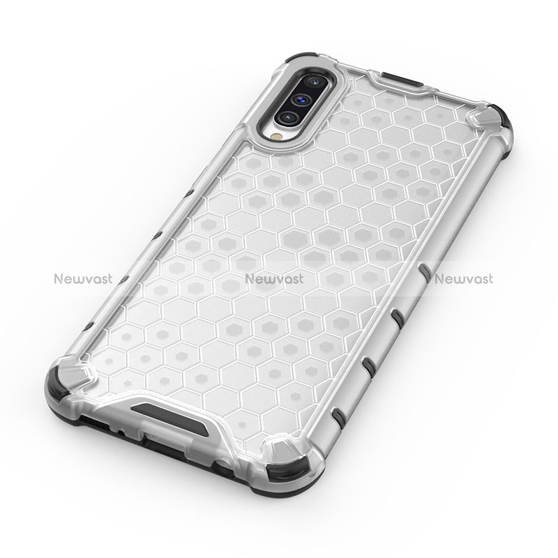 Silicone Transparent Frame Case Cover 360 Degrees AM2 for Samsung Galaxy A50