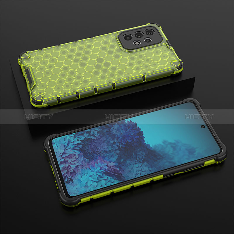 Silicone Transparent Frame Case Cover 360 Degrees AM2 for Samsung Galaxy A73 5G