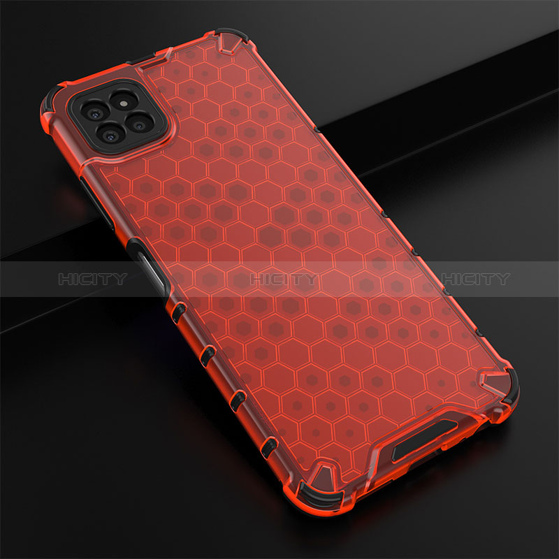 Silicone Transparent Frame Case Cover 360 Degrees AM2 for Samsung Galaxy F42 5G