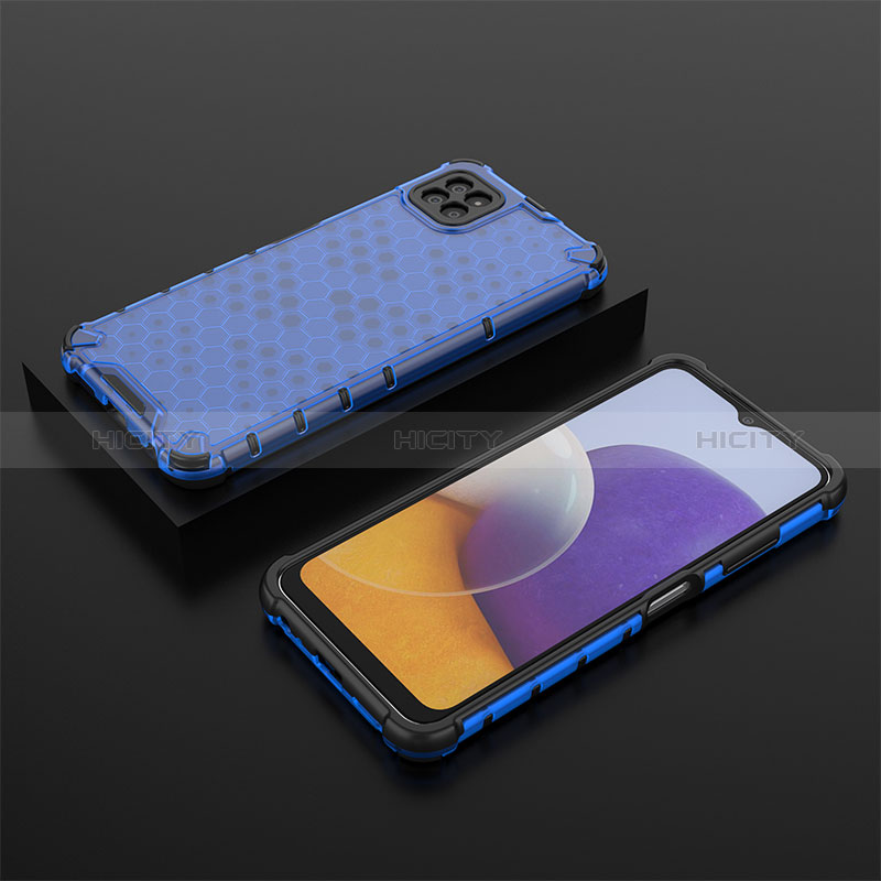 Silicone Transparent Frame Case Cover 360 Degrees AM2 for Samsung Galaxy F42 5G