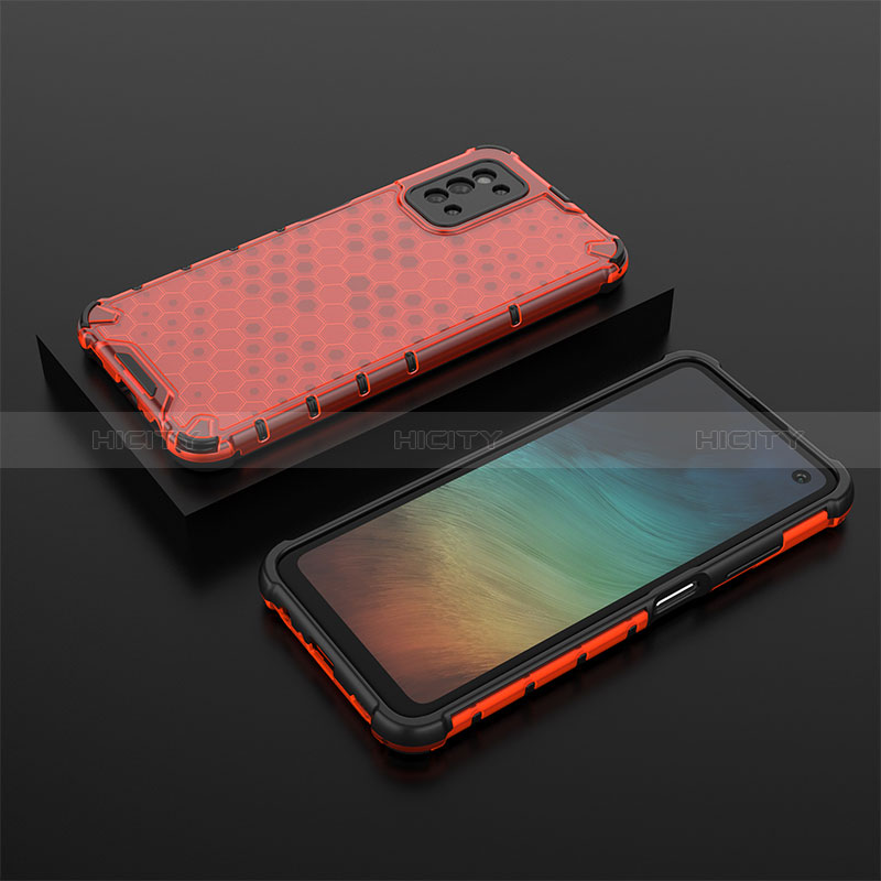 Silicone Transparent Frame Case Cover 360 Degrees AM2 for Samsung Galaxy F52 5G