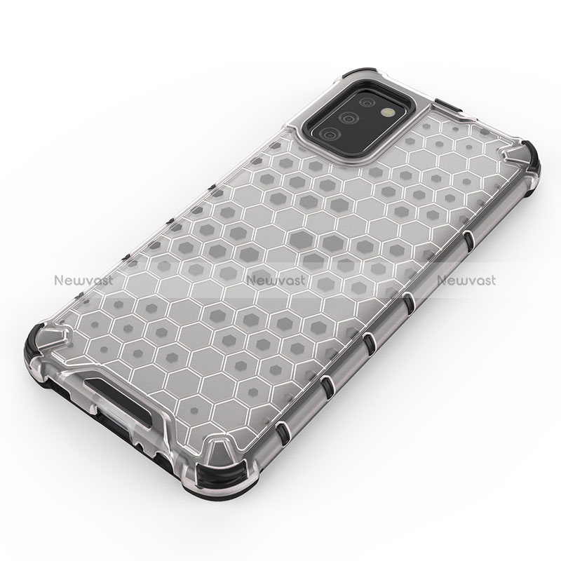 Silicone Transparent Frame Case Cover 360 Degrees AM2 for Samsung Galaxy M02s