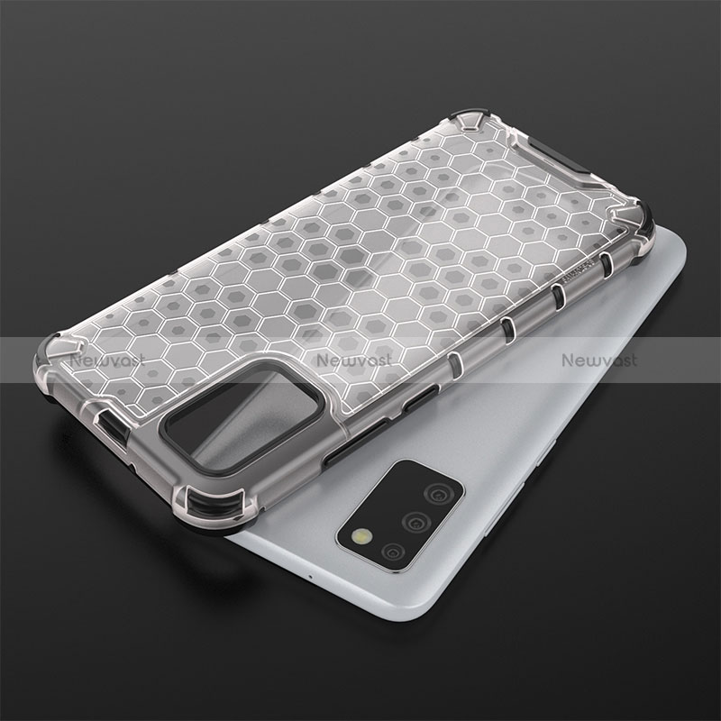 Silicone Transparent Frame Case Cover 360 Degrees AM2 for Samsung Galaxy M02s