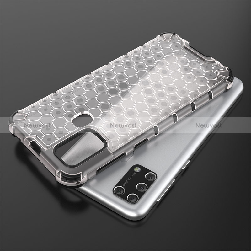 Silicone Transparent Frame Case Cover 360 Degrees AM2 for Samsung Galaxy M21s