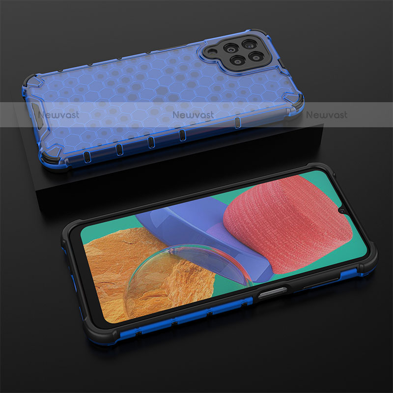 Silicone Transparent Frame Case Cover 360 Degrees AM2 for Samsung Galaxy M33 5G