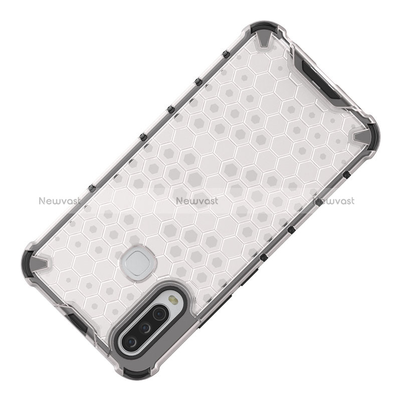 Silicone Transparent Frame Case Cover 360 Degrees AM2 for Vivo Y11