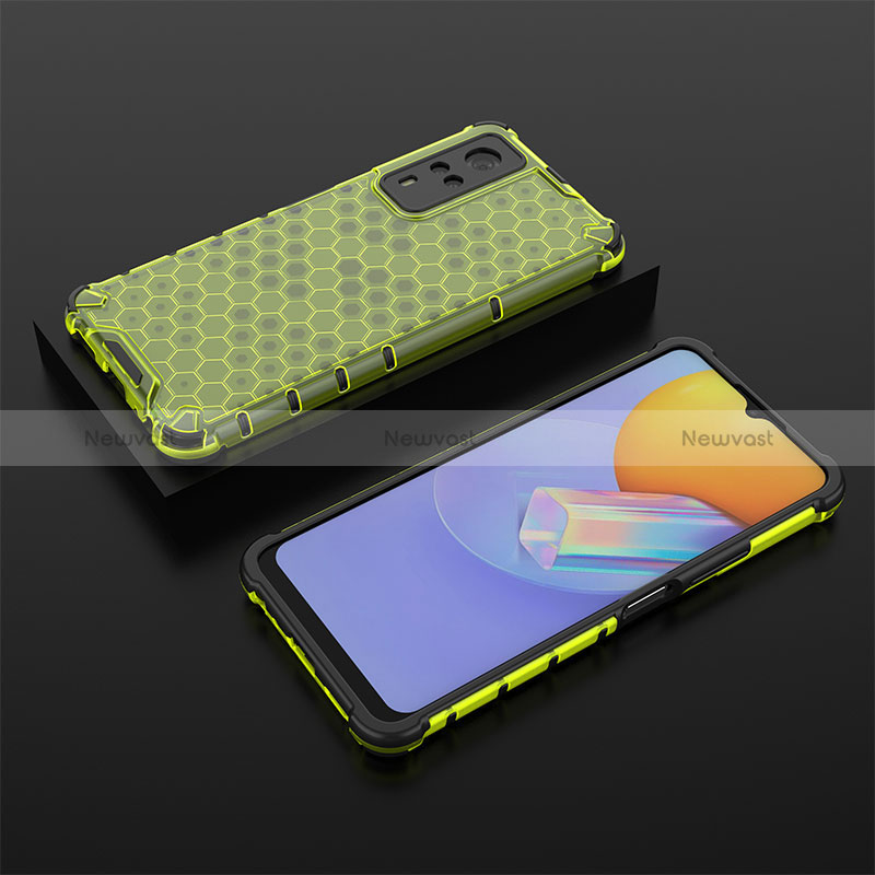 Silicone Transparent Frame Case Cover 360 Degrees AM2 for Vivo Y51A