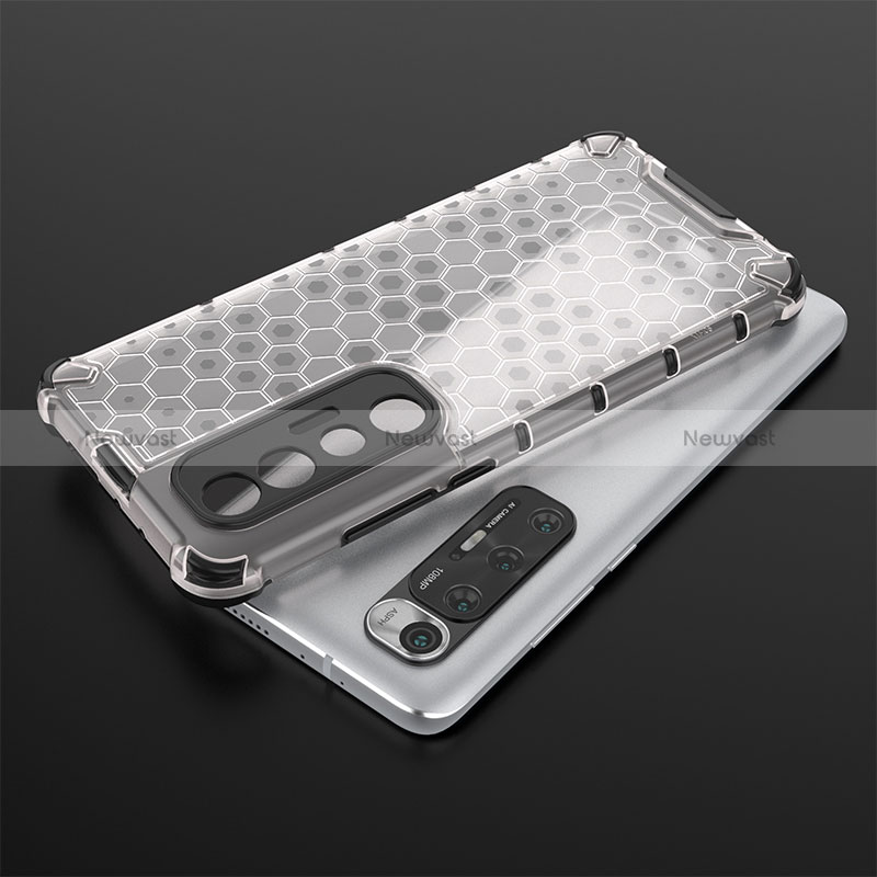 Silicone Transparent Frame Case Cover 360 Degrees AM2 for Xiaomi Mi 10S 5G