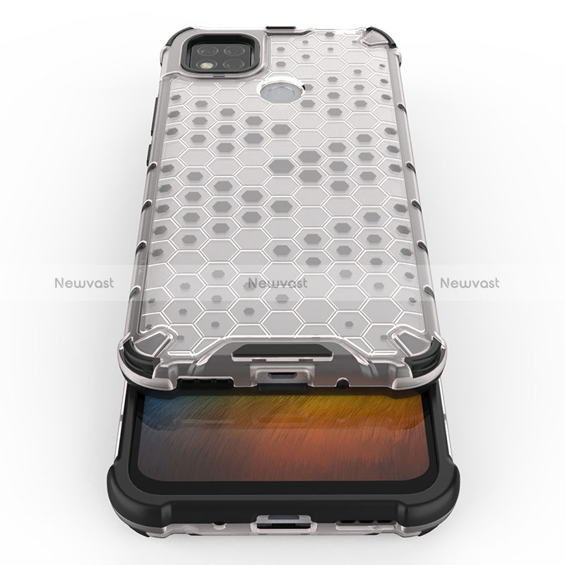 Silicone Transparent Frame Case Cover 360 Degrees AM2 for Xiaomi POCO C3