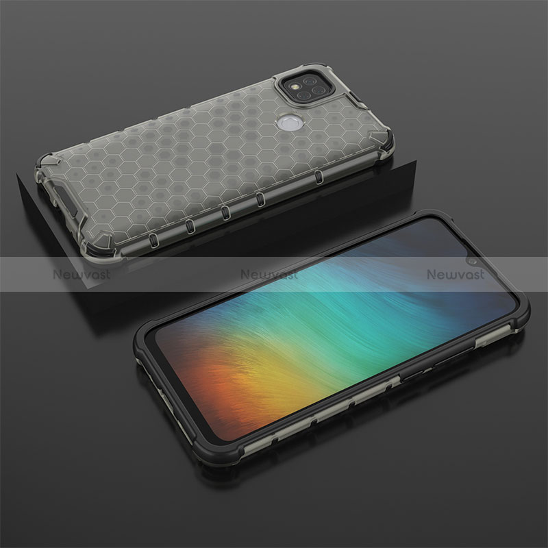 Silicone Transparent Frame Case Cover 360 Degrees AM2 for Xiaomi POCO C3