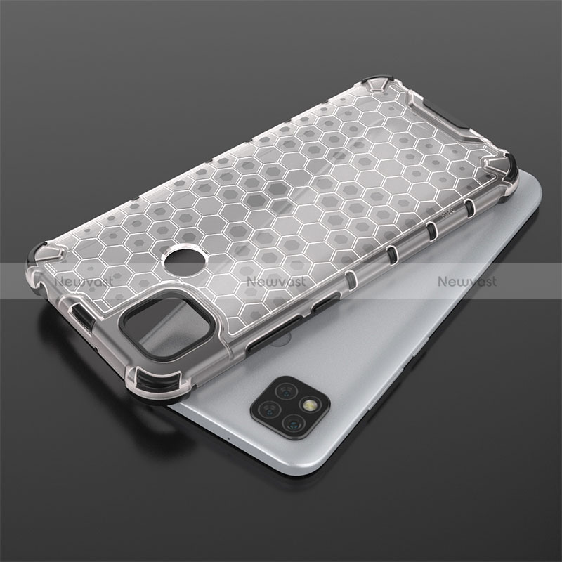 Silicone Transparent Frame Case Cover 360 Degrees AM2 for Xiaomi POCO C31