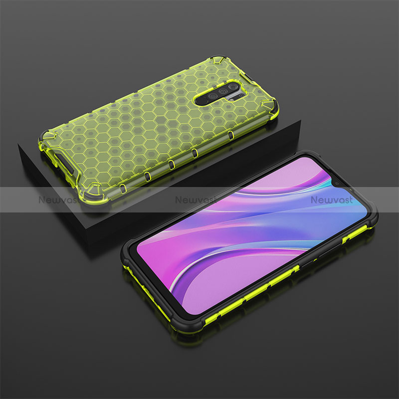 Silicone Transparent Frame Case Cover 360 Degrees AM2 for Xiaomi Poco M2