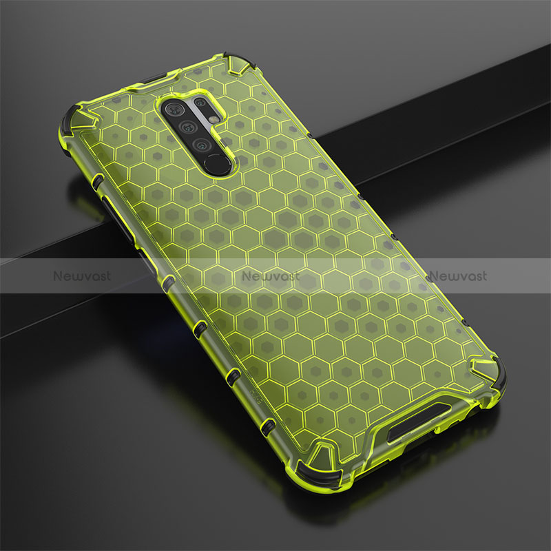 Silicone Transparent Frame Case Cover 360 Degrees AM2 for Xiaomi Poco M2