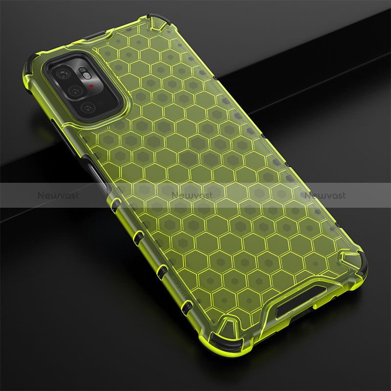 Silicone Transparent Frame Case Cover 360 Degrees AM2 for Xiaomi POCO M3 Pro 5G