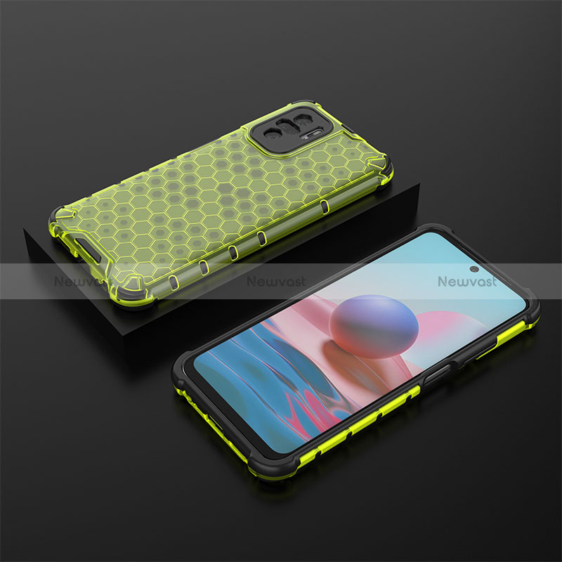 Silicone Transparent Frame Case Cover 360 Degrees AM2 for Xiaomi Poco M5S