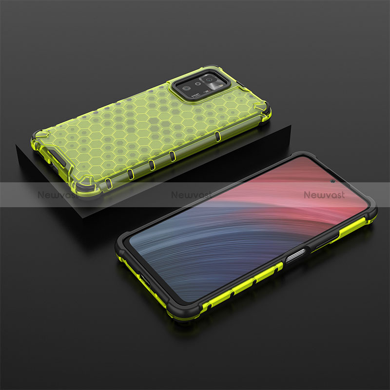 Silicone Transparent Frame Case Cover 360 Degrees AM2 for Xiaomi Poco X3 GT 5G