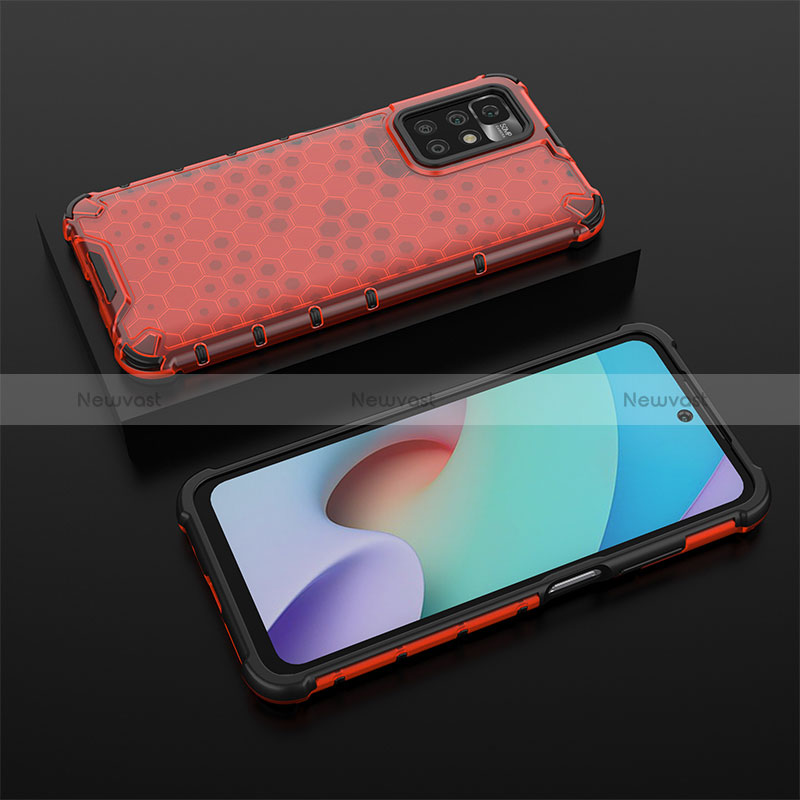 Silicone Transparent Frame Case Cover 360 Degrees AM2 for Xiaomi Redmi 10 (2022)