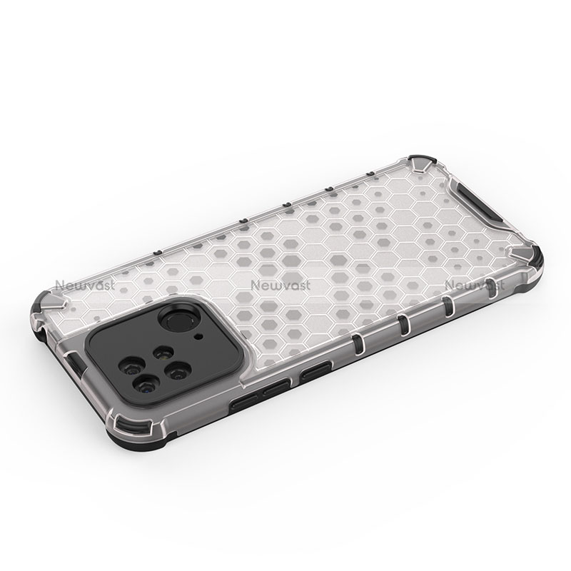 Silicone Transparent Frame Case Cover 360 Degrees AM2 for Xiaomi Redmi 10 India
