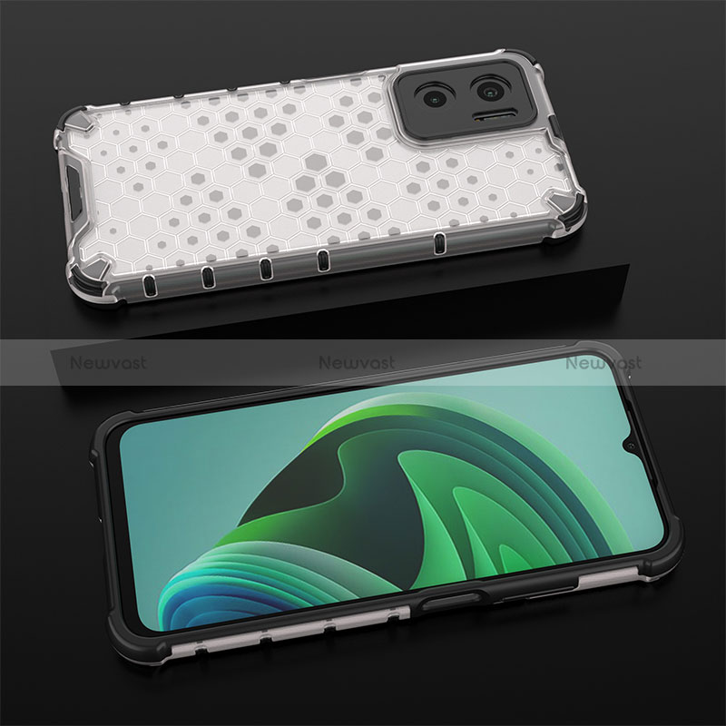 Silicone Transparent Frame Case Cover 360 Degrees AM2 for Xiaomi Redmi 10 Prime Plus 5G