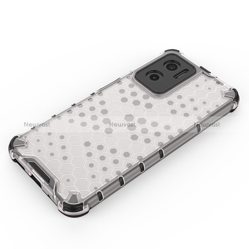 Silicone Transparent Frame Case Cover 360 Degrees AM2 for Xiaomi Redmi 10 Prime Plus 5G